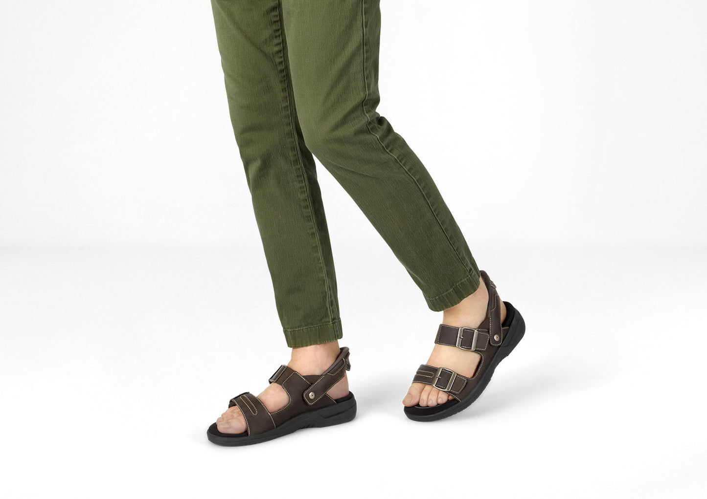 Jupiter Hands-Free - Brown - Footwear Men Sandals Heel Strap