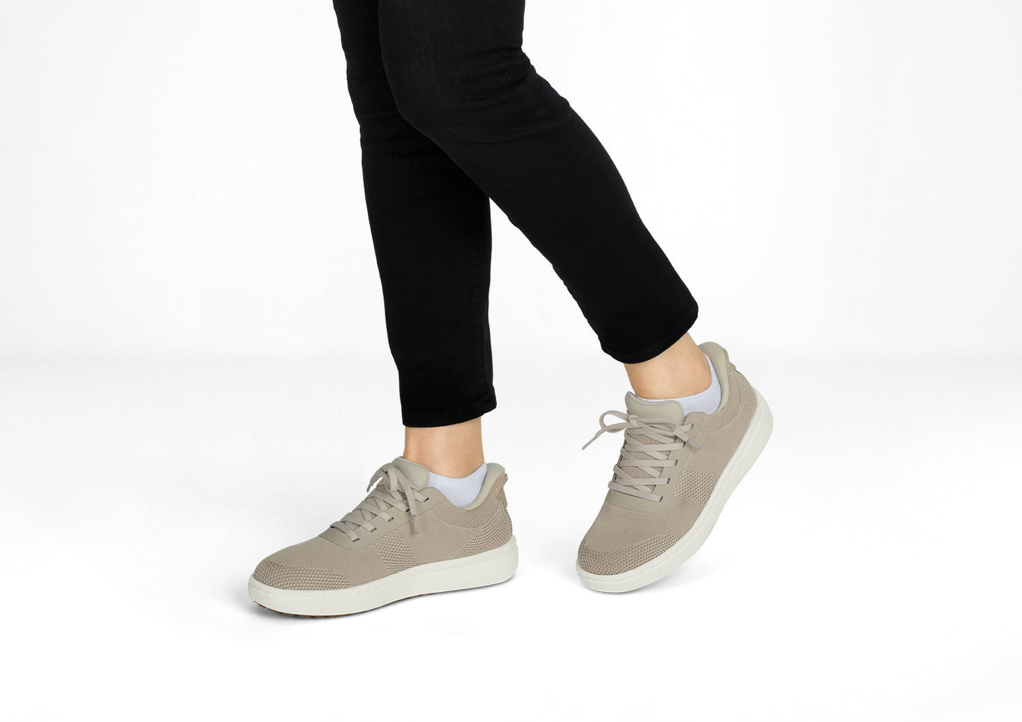 Wander Hands-Free Knit - Beige - Footwear Women Sneakers