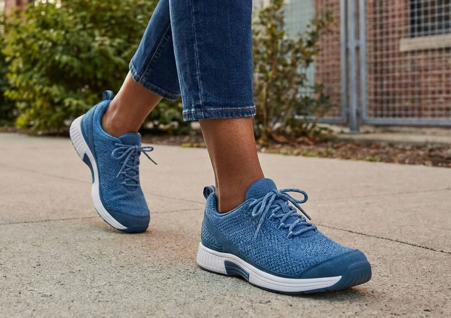 Coral - Blue - Footwear Women Sneakers Stretch