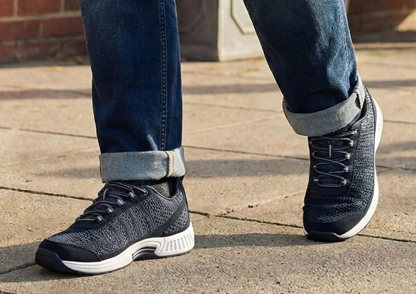 Lava - Black - Footwear Men Sneakers Stretch