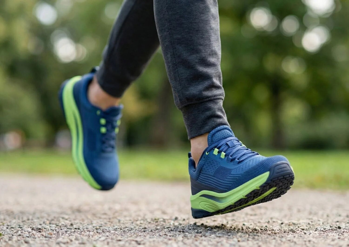 Race - Blue/Green - Footwear Men Sneakers Stretch