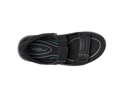 Jupiter Hands-Free - Black - Footwear Men Sandals Heel Strap