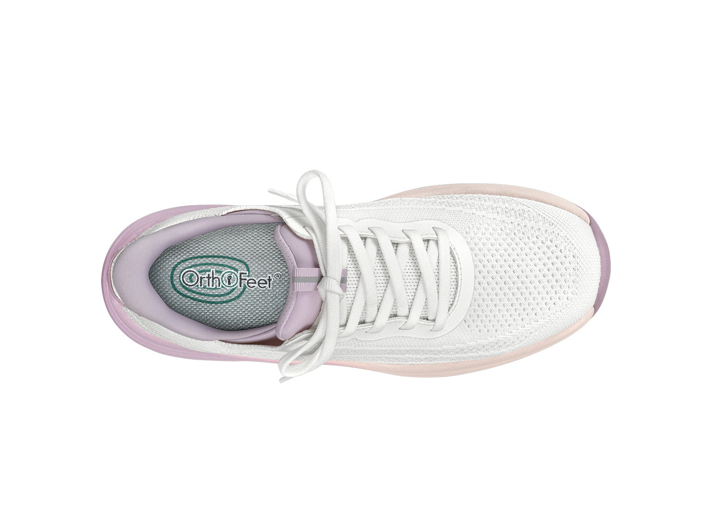Nira Hands-Free - White/Lavender - Footwear Women Sneakers Stretch
