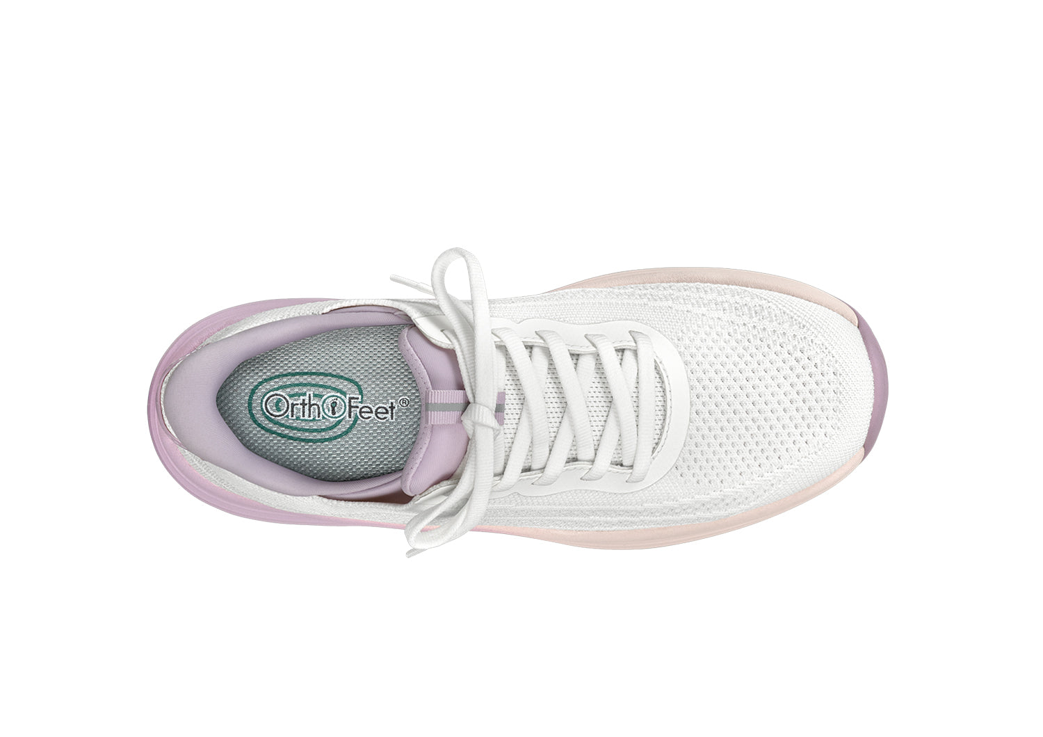 Nira Hands-Free - White/Lavender - Footwear Women Sneakers Stretch