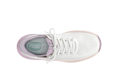 Nira Hands-Free - White/Lavender - Footwear Women Sneakers Stretch