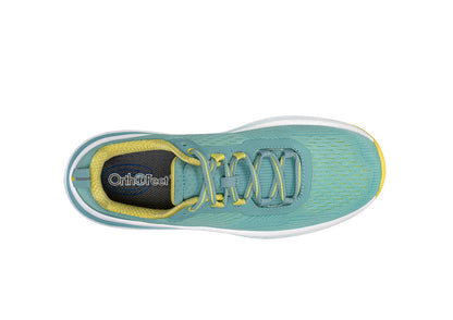 Relay - Turquoise Yellow - Footwear Women Sneakers Stretch