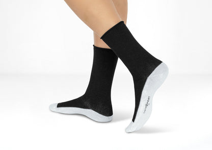 Casual/Dress Diabetic Socks - Black - Socks