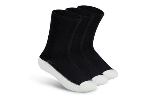 Casual/Dress Diabetic Socks - Black - Socks