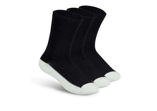 Casual/Dress Diabetic Socks - Black - Socks