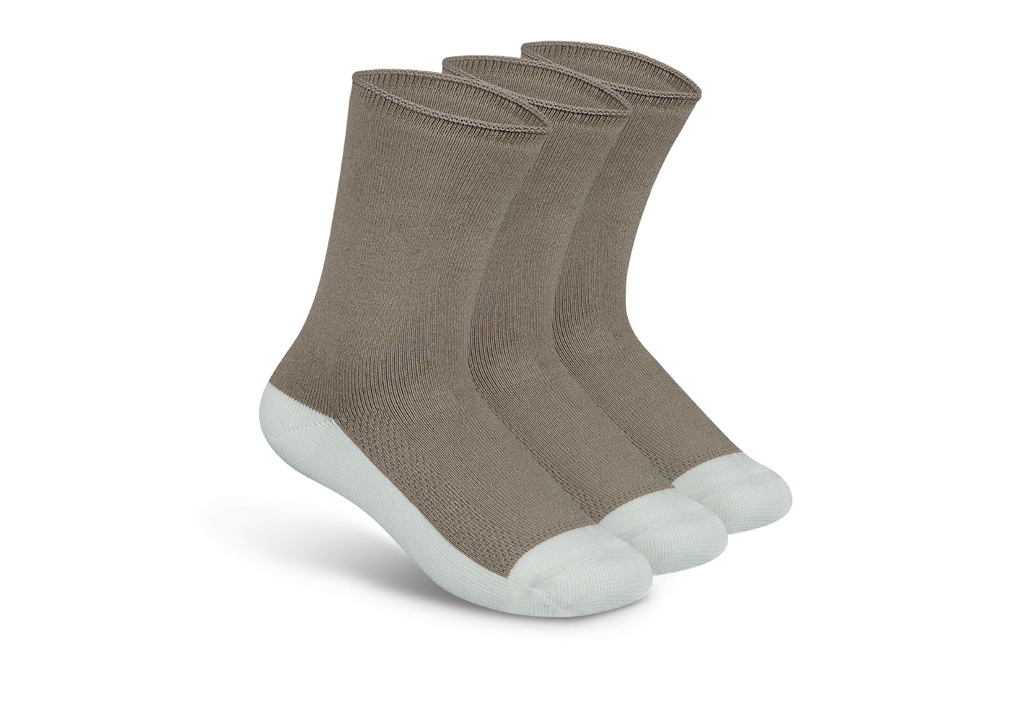 Extra Roomy Diabetic Socks (Thick) - Brown - Socks
