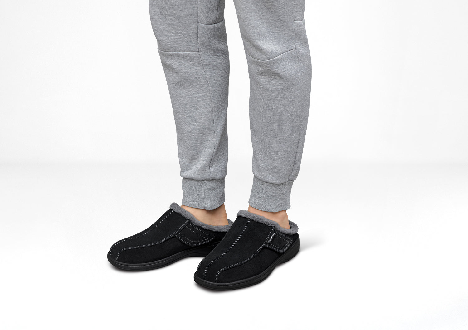 Asheville - Black - Footwear Men Slippers
