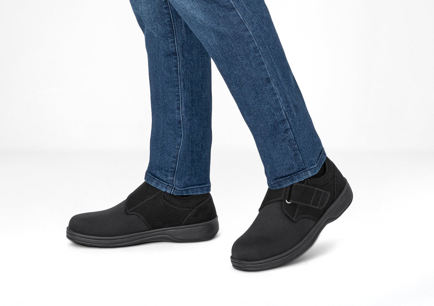 Bismarck - Black - Footwear Men Casual Stretch
