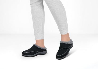 Charlotte - Black - Footwear Women Slippers