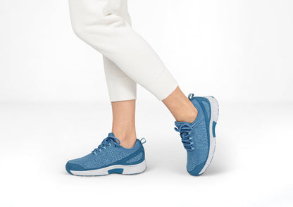Coral - Blue - Footwear Women Sneakers Stretch