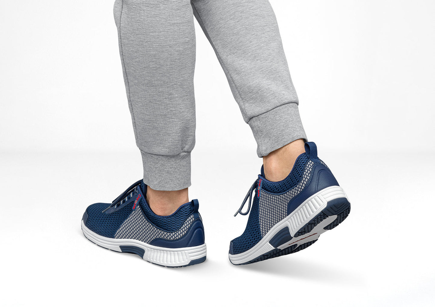 Edgewater - Blue - Footwear Men Sneakers Stretch