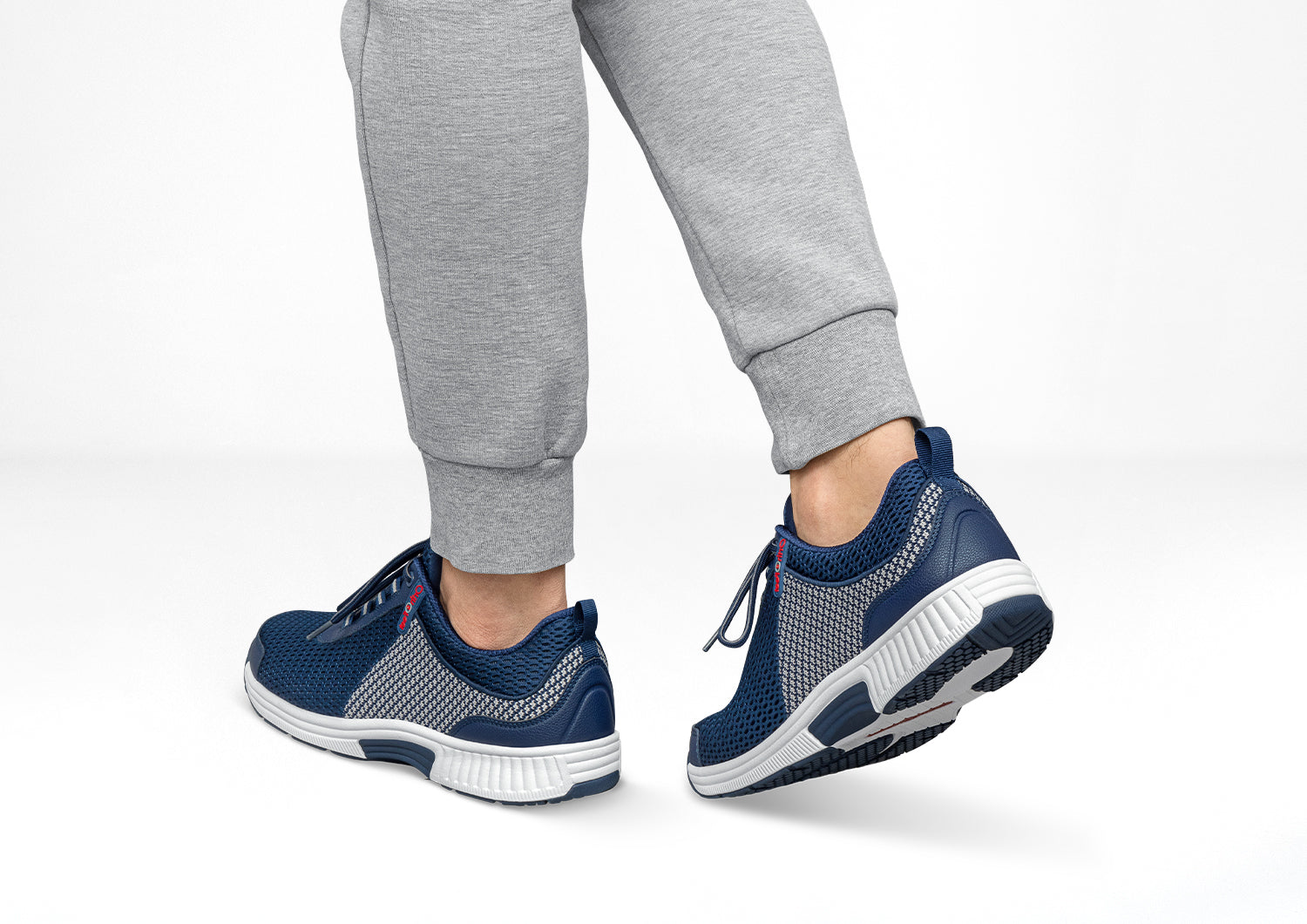 Edgewater - Blue - Footwear Men Sneakers Stretch
