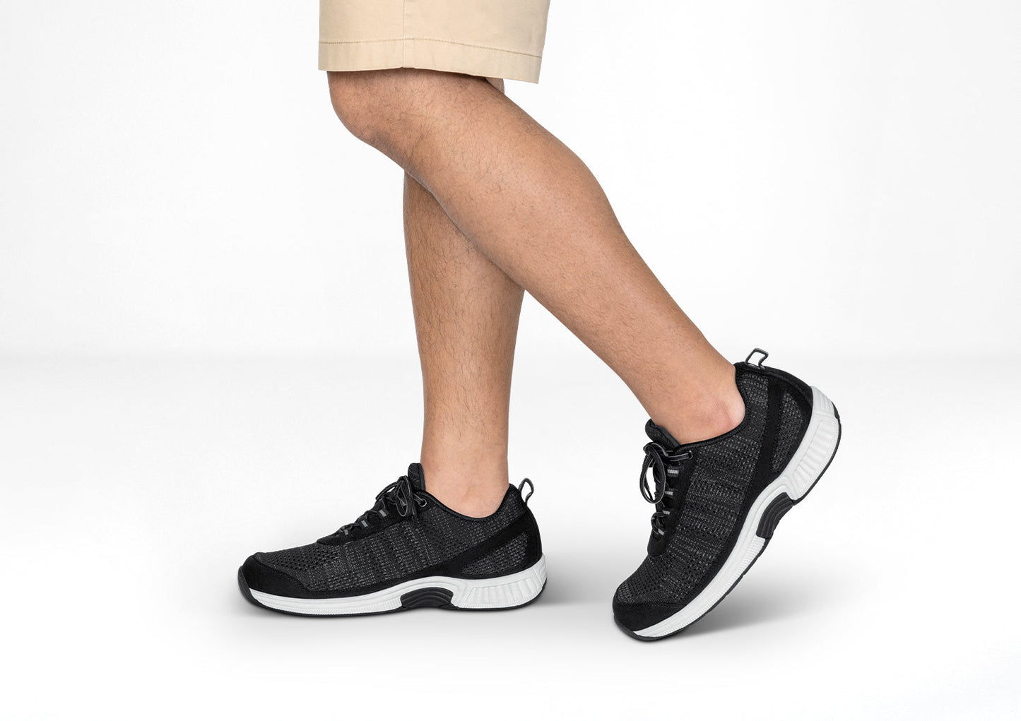 Lava - Black - Footwear Men Sneakers Stretch