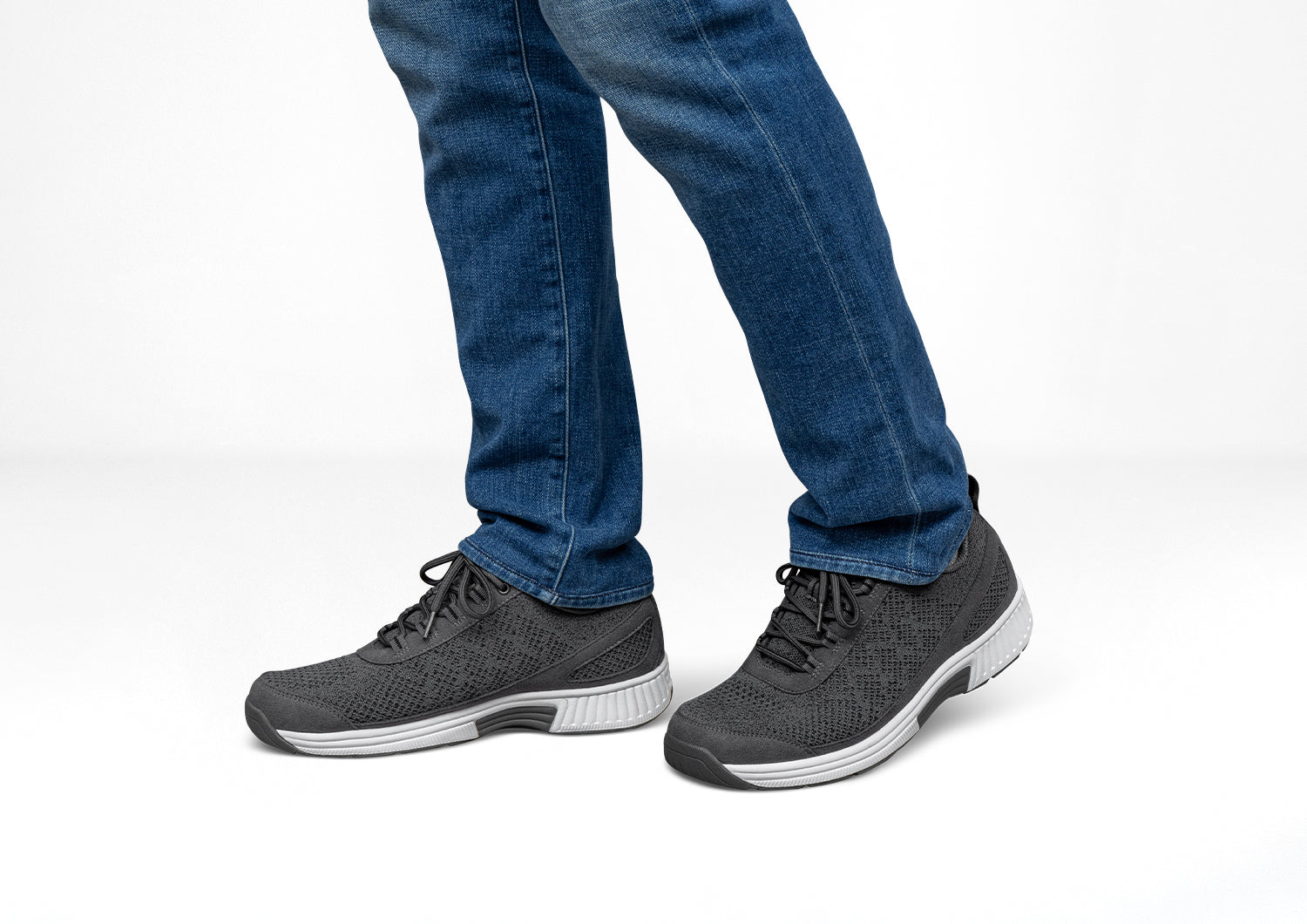 Lava - Dark Gray - Footwear Men Sneakers Stretch