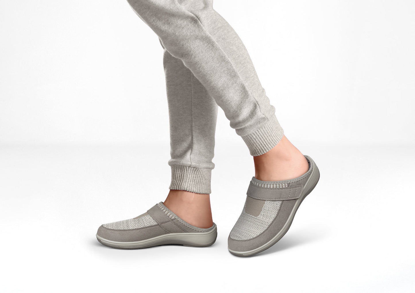 Louise - Beige - Footwear Women Slippers Stretch