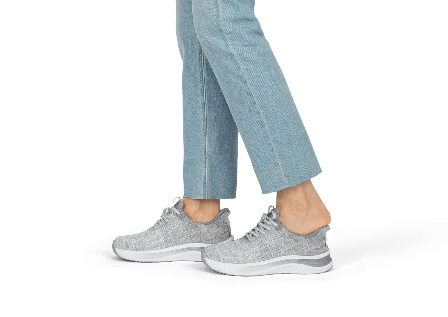 Nira Hands-Free - Light Gray - Footwear Women Sneakers Stretch