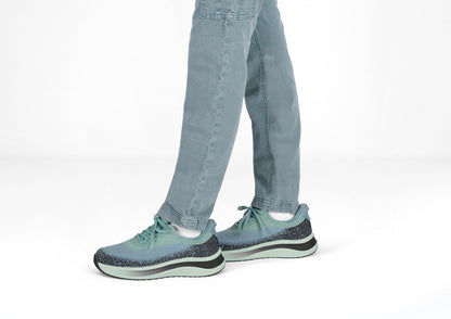 Nira Hands-Free - Green/Blue - Footwear Women Sneakers Stretch