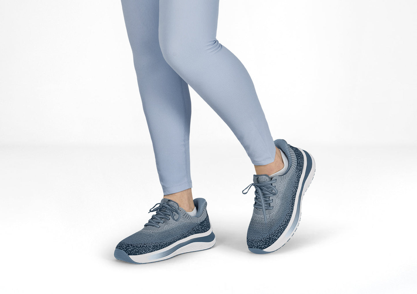 Nira Hands-Free - Slate Blue - Footwear Women Sneakers Stretch