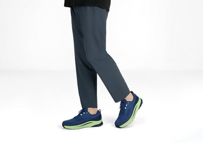 Race - Blue/Green - Footwear Men Sneakers Stretch
