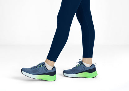 Relay - Blue/Green - Footwear Women Sneakers Stretch