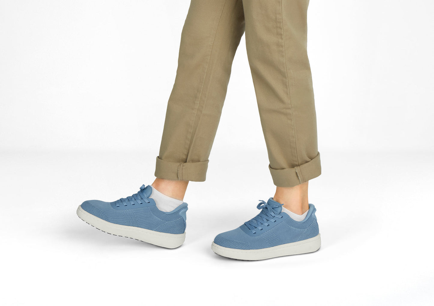 Wander Hands-Free Knit - Blue - Footwear Women Sneakers