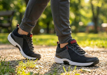 Edgewater - Black - Footwear Men Sneakers Stretch