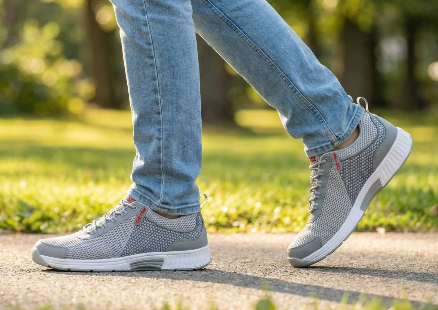 Edgewater - Gray - Footwear Men Sneakers Stretch