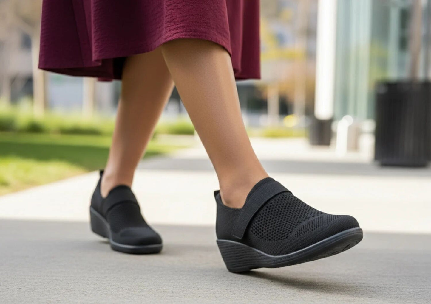 Eve - Black - Footwear Women Casual Stretch