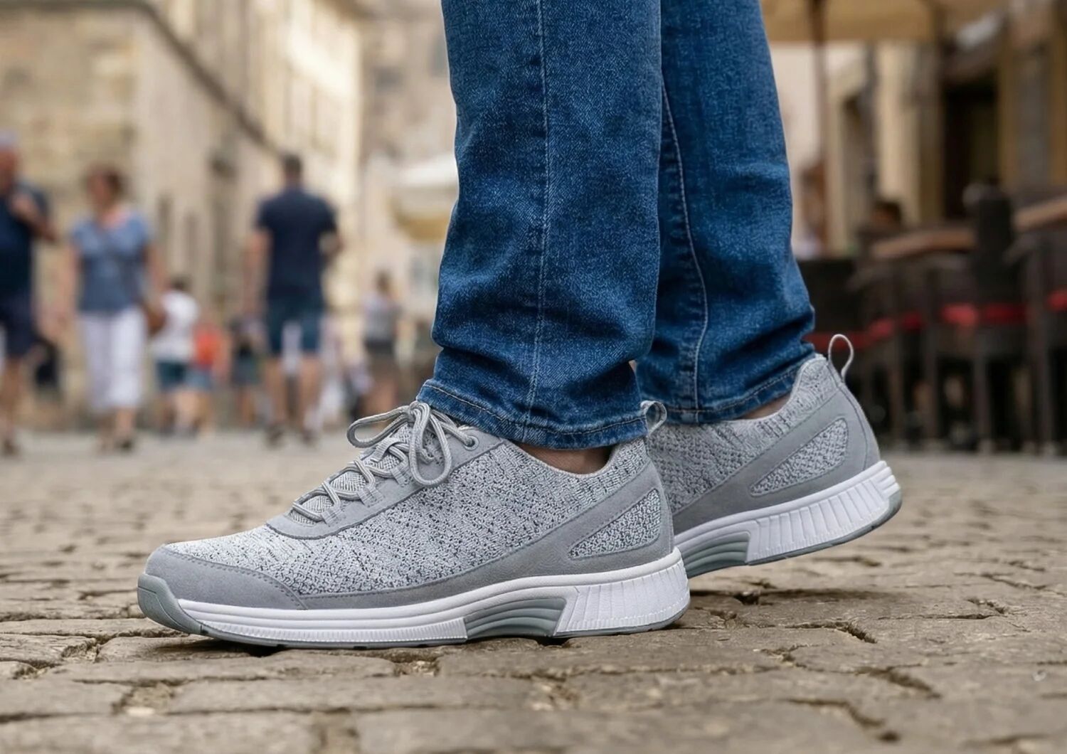 Lava - Gray - Footwear Men Sneakers Stretch