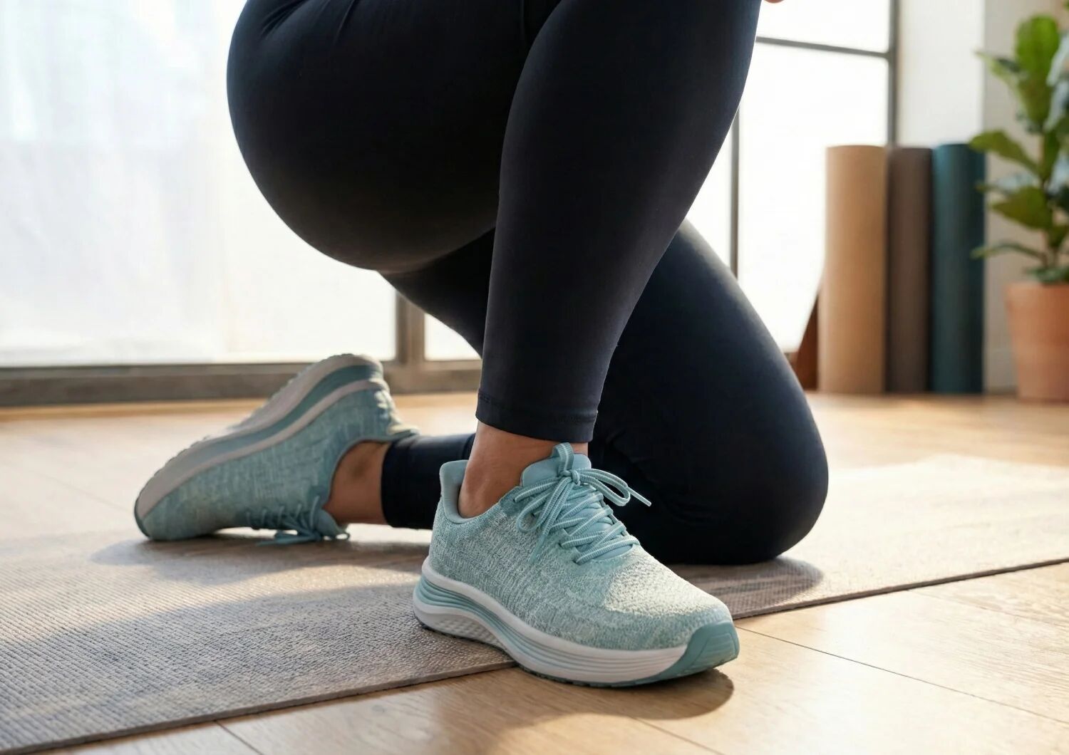Nira Hands-Free - Turquoise - Footwear Women Sneakers Stretch