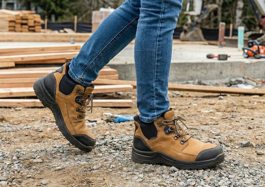 Quartz Hands-Free Work Boots - Wheat - Footwear Women Work Boots