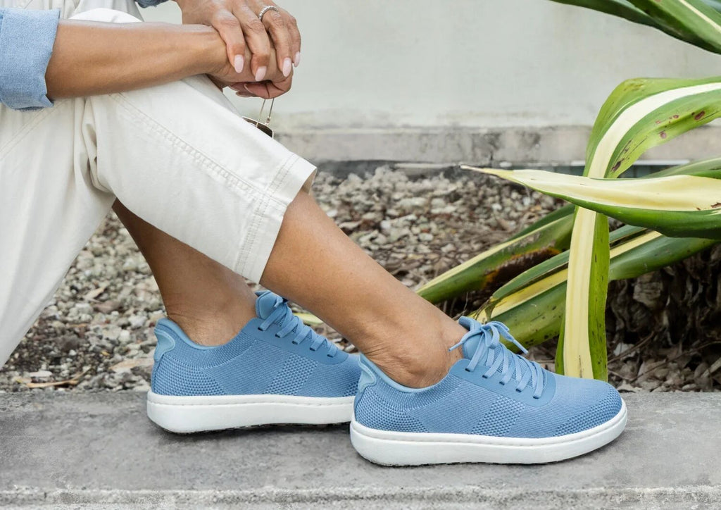 Wander Hands-Free Knit - Blue - Footwear Women Sneakers