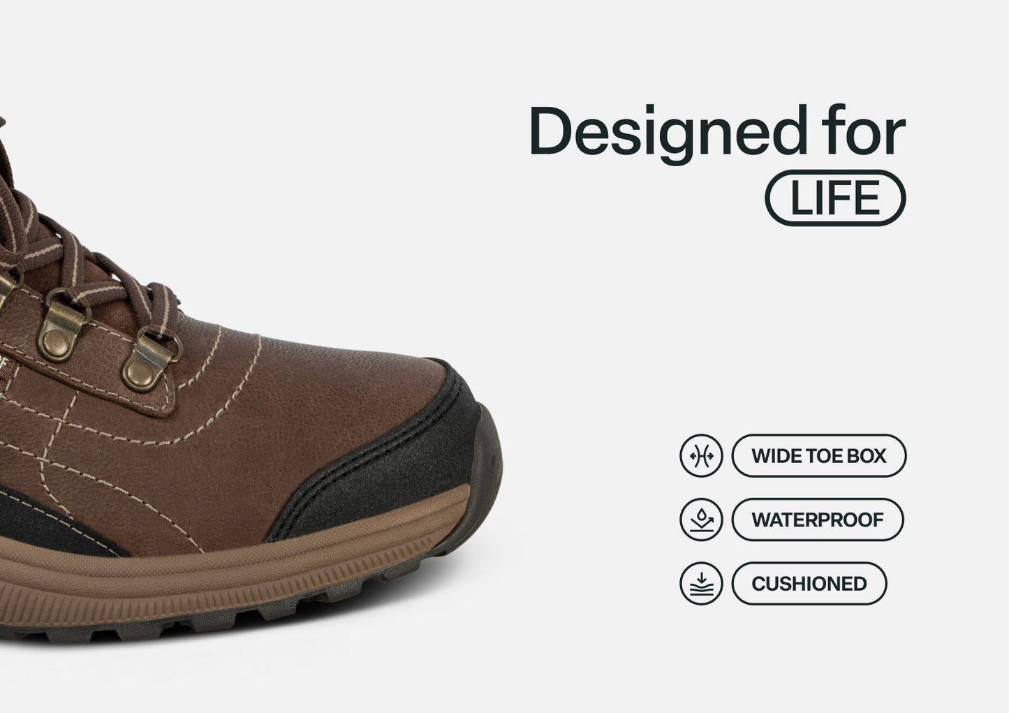 Carmel Hands-Free Waterproof - Brown - Footwear Women Boots