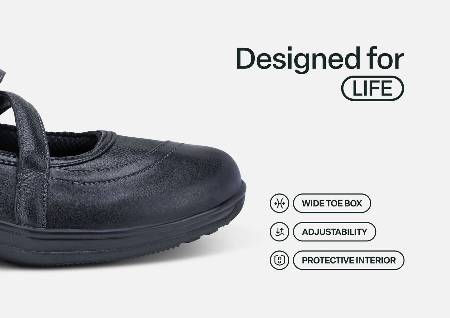 Celina - Black - Footwear Women Mary Jane