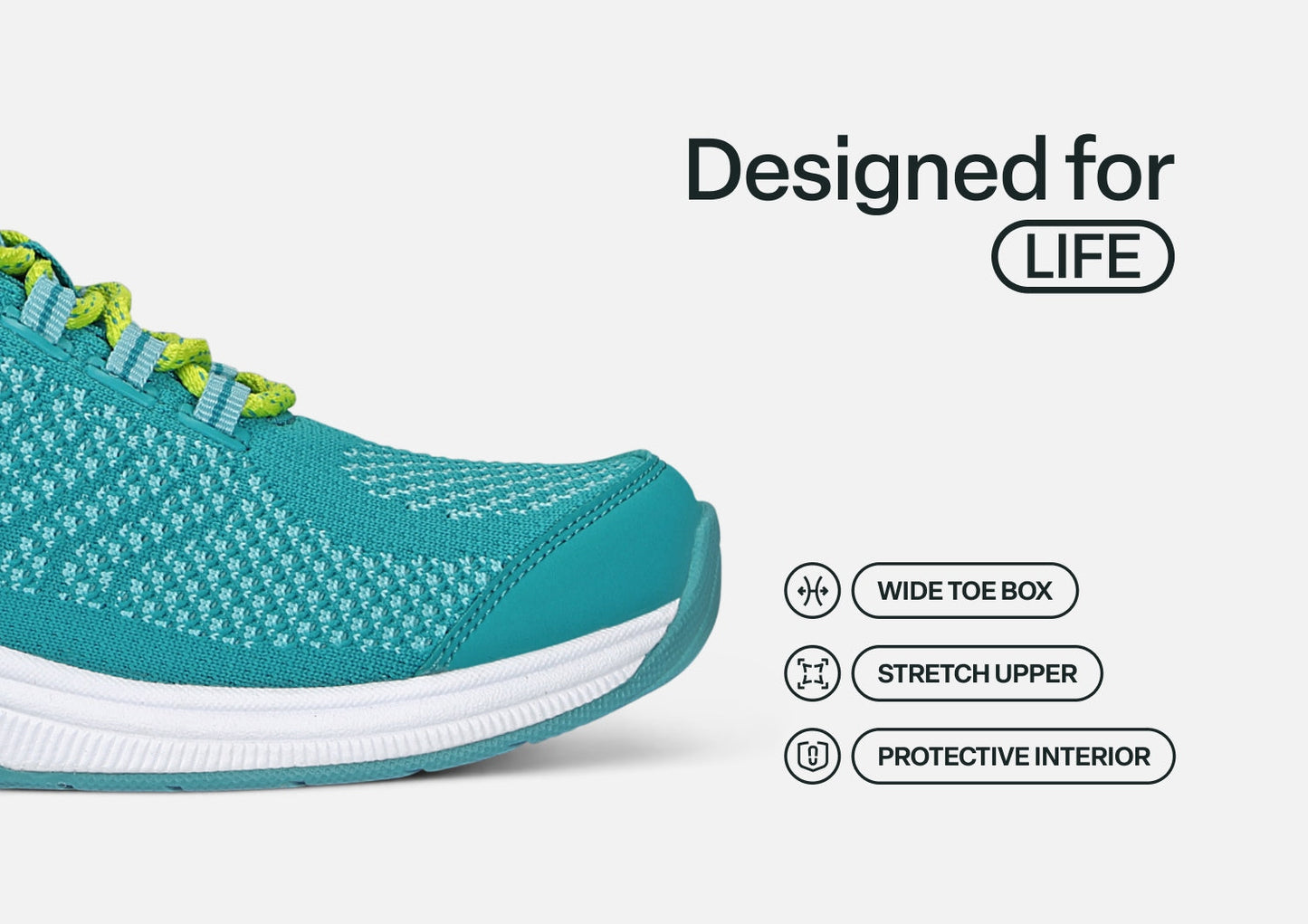 Coral - Turquoise - Footwear Women Sneakers Stretch