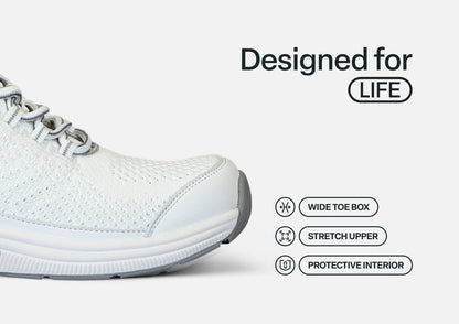 Coral - White - Footwear Women Sneakers Stretch