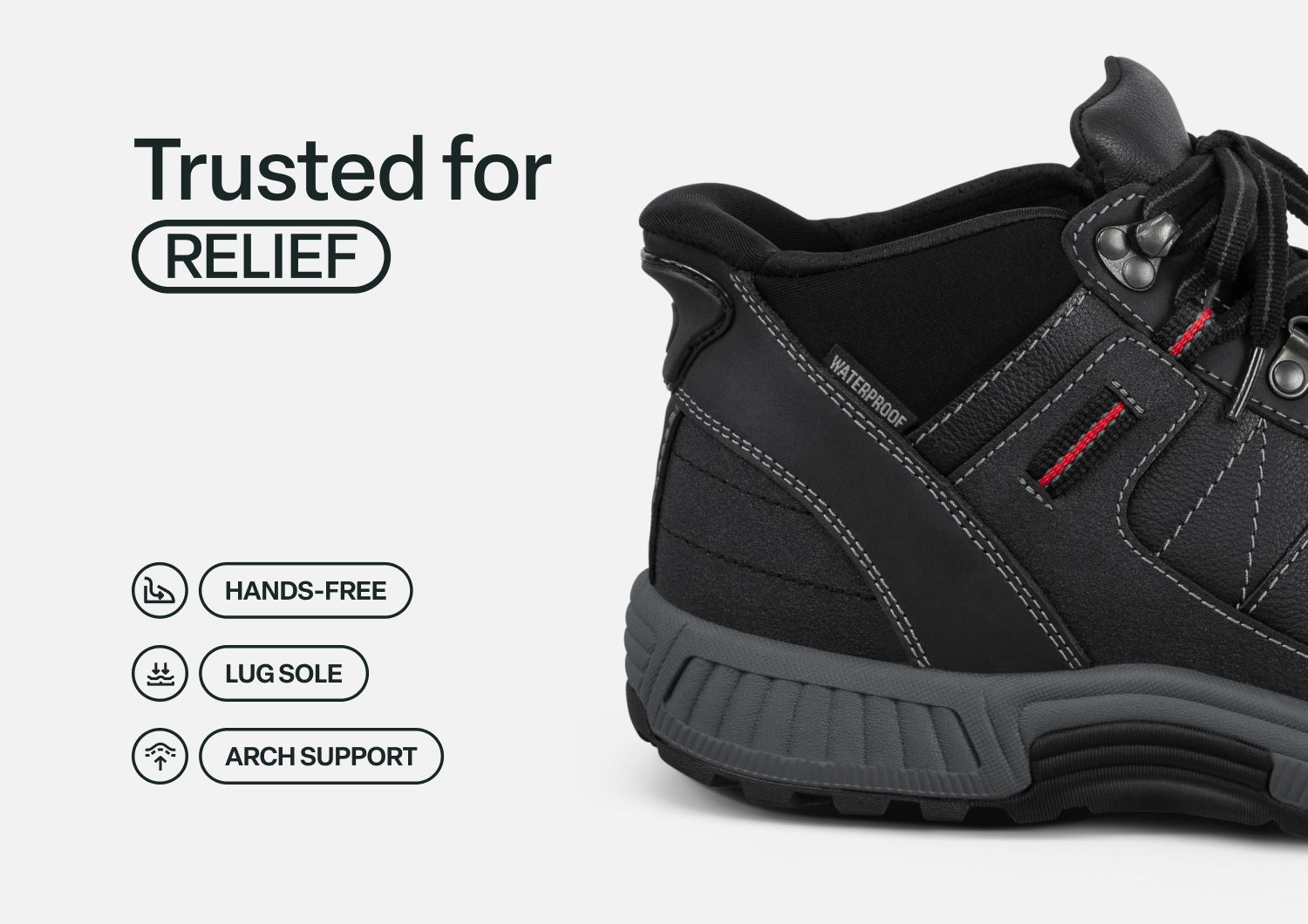 Dalton Hands-Free Waterproof - Black - Footwear Men Boots