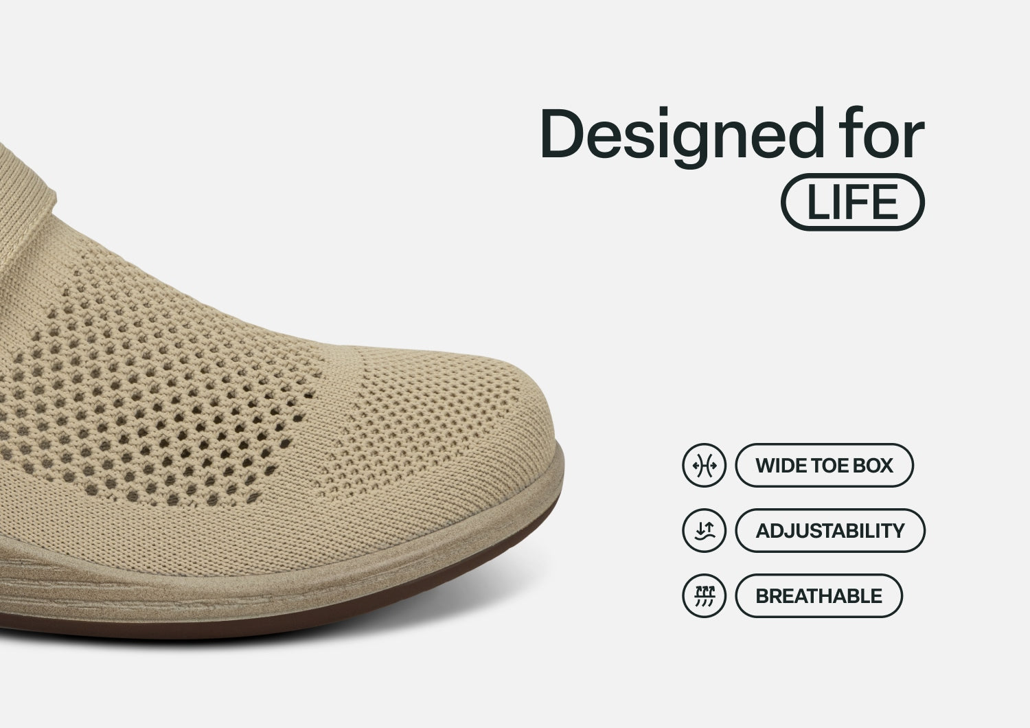 Eve - Beige - Footwear Women Casual Stretch