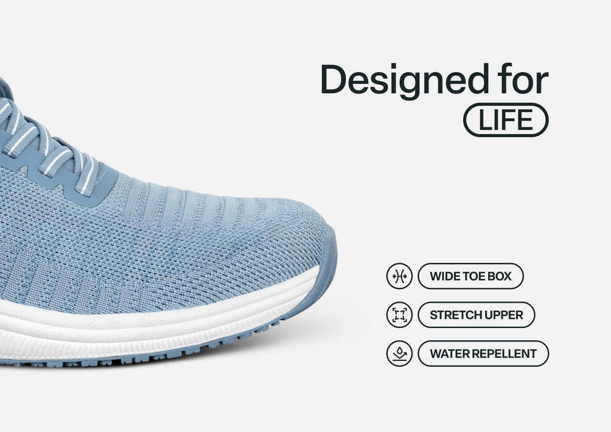 Kita Hands-Free - Blue - Footwear Women Sneakers Stretch