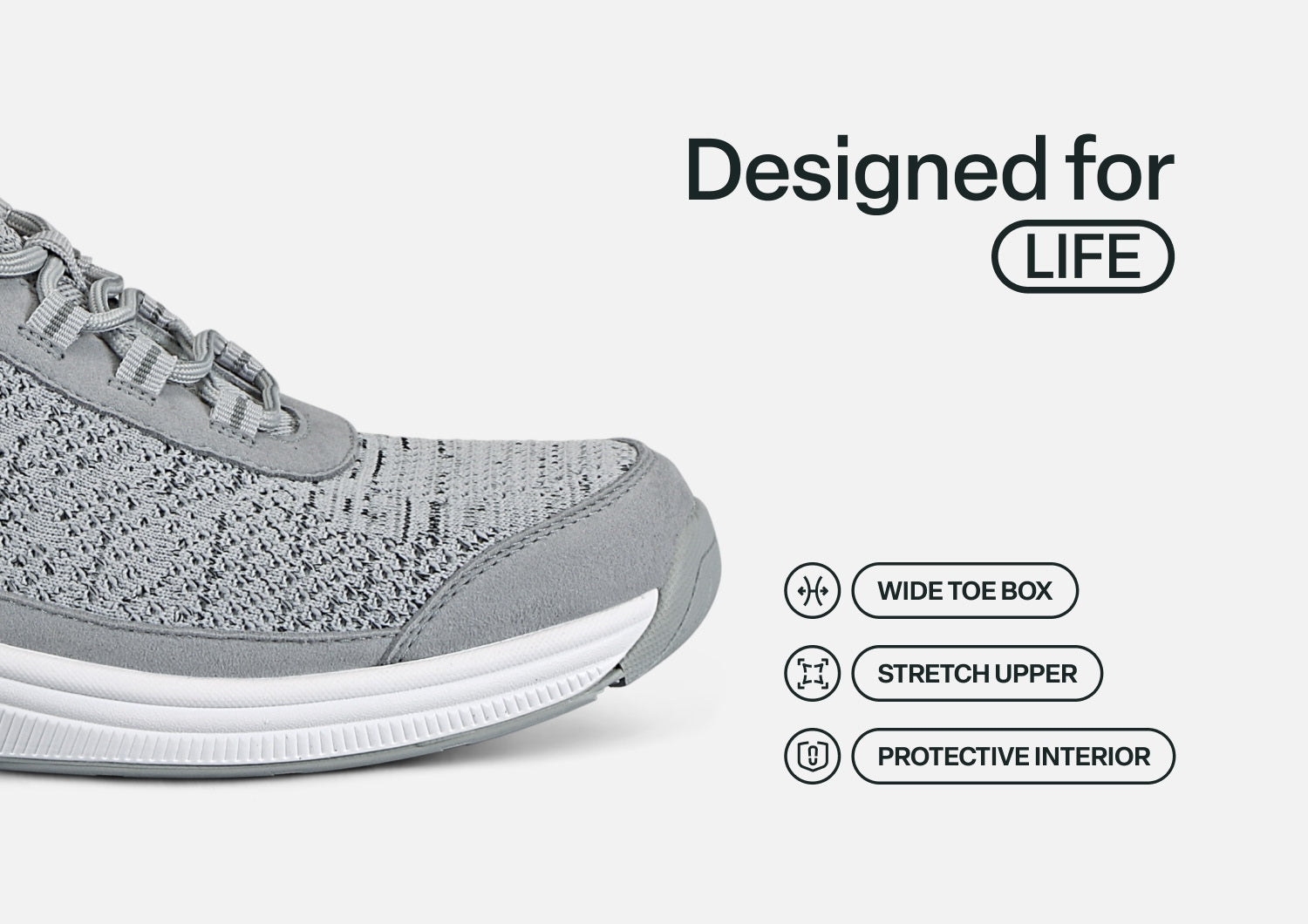 Lava - Gray - Footwear Men Sneakers Stretch