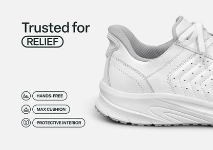 Navigate Hands-Free - White - Footwear Men Sneakers