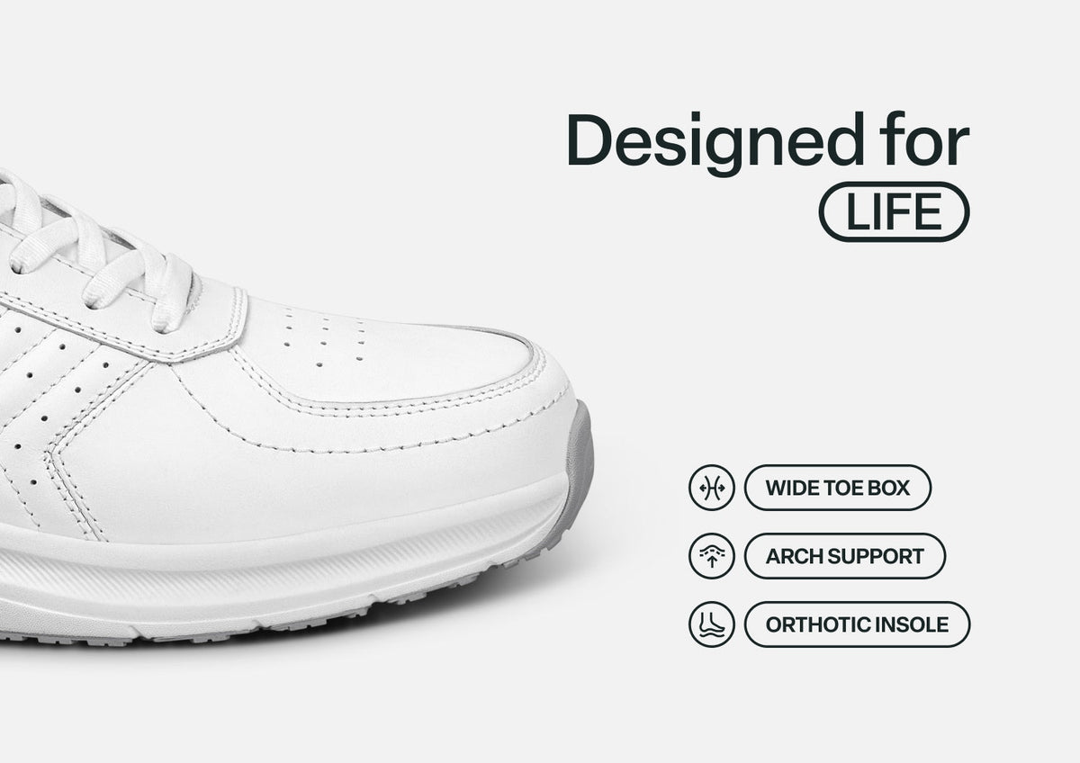 Navigate Hands-Free - White - Footwear Men Sneakers