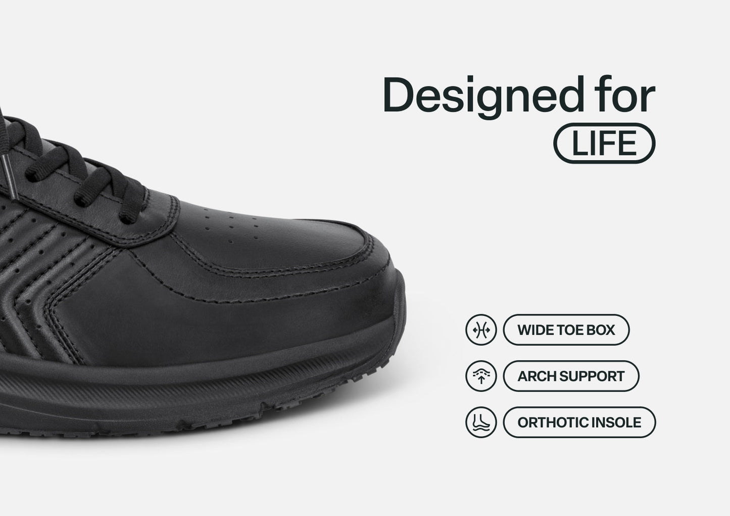 Navigate Hands-Free - Black - Footwear Men Sneakers
