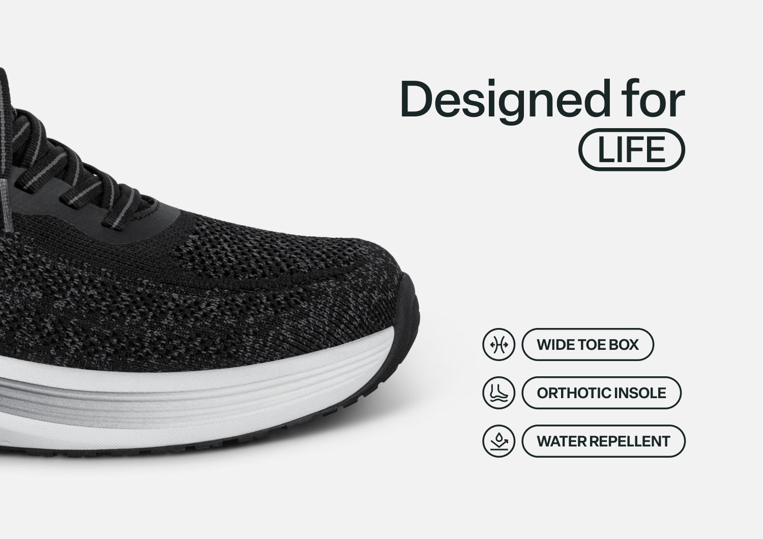 Nira Hands-Free - Black - Footwear Women Sneakers Stretch