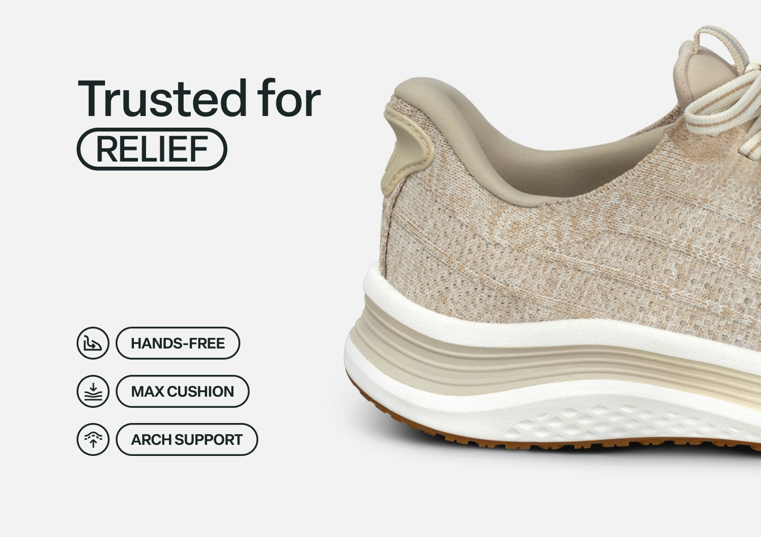 Nira Hands-Free - Blonde - Footwear Women Sneakers Stretch