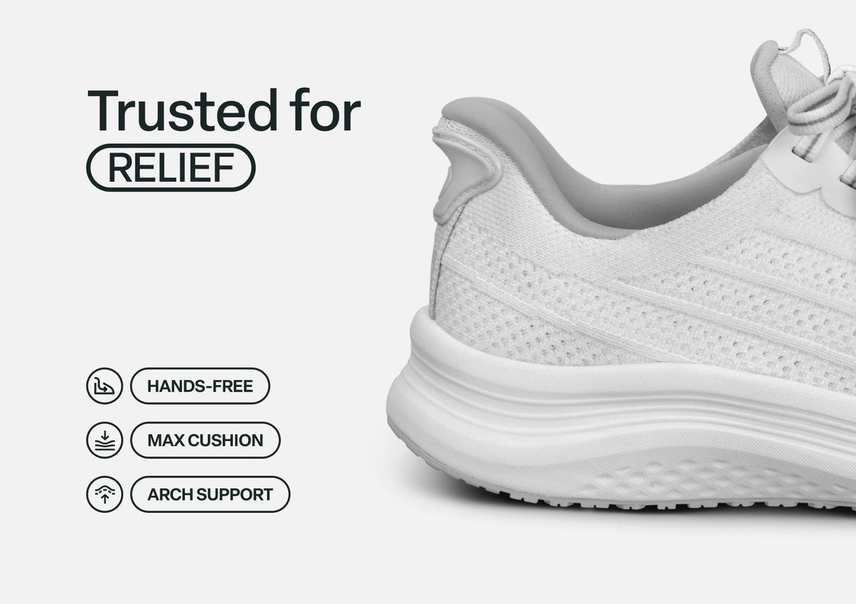 Nira Hands-Free - White - Footwear Women Sneakers Stretch